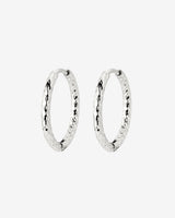 Prism Hoops Medium Silver