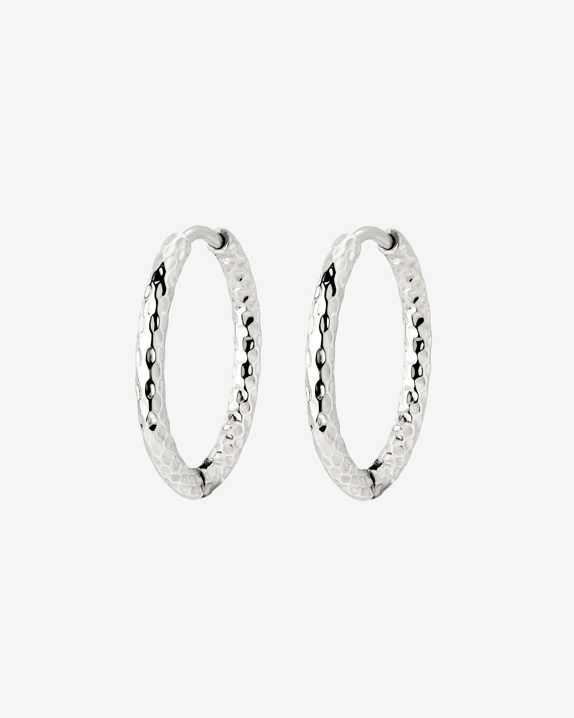 Prism Hoops Medium Silver