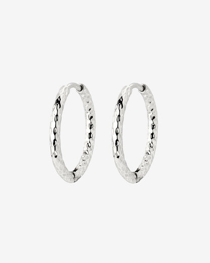 Prism Hoops Medium Silver