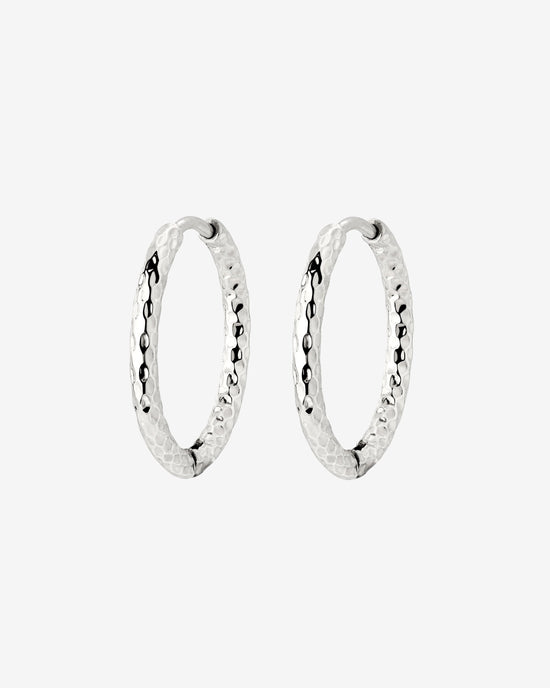 Prism Hoops Medium Silver