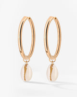 Ocean Whisper Sierra Hoop Set Large Rose Gold