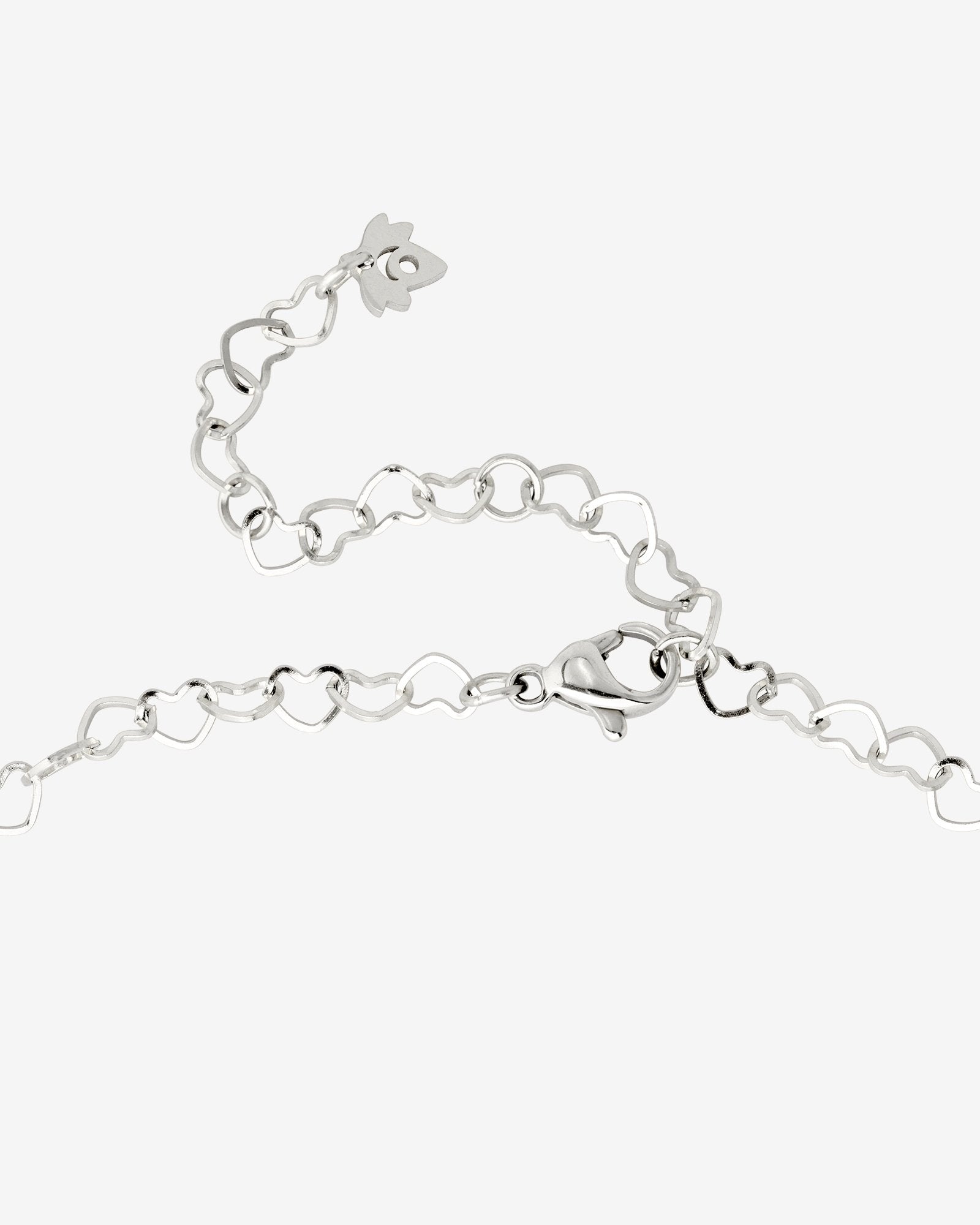 Heart after Heart Necklace Silver