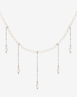 Lolas Love Pearl Power Necklace Silver