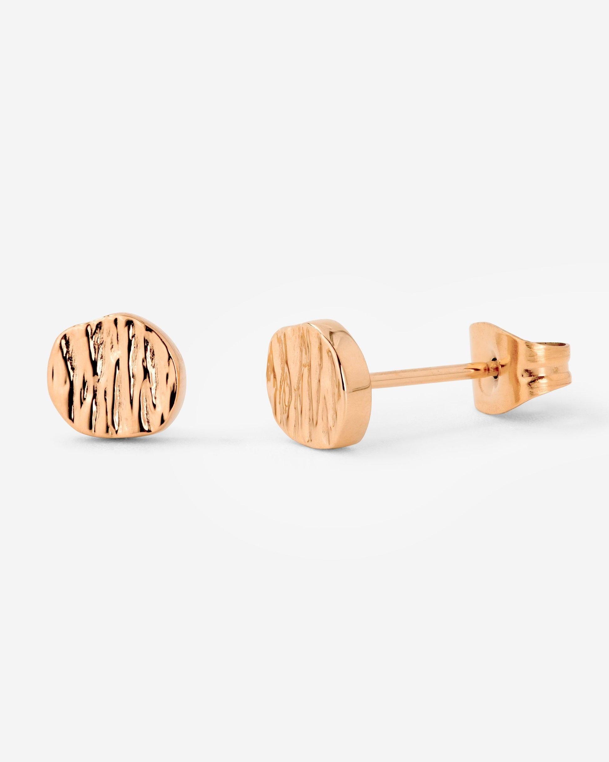 Boho Coin Studs Rose Gold