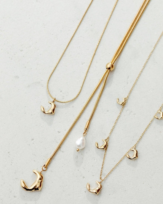 Joyful Jule Y-Necklace Rose Gold
