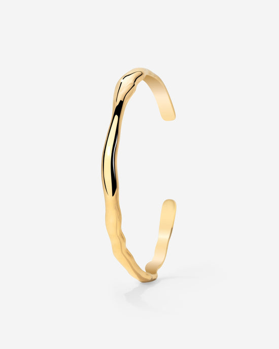 Flowing Bangle Gold
