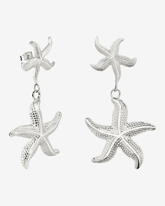 Starfish Studs Silver