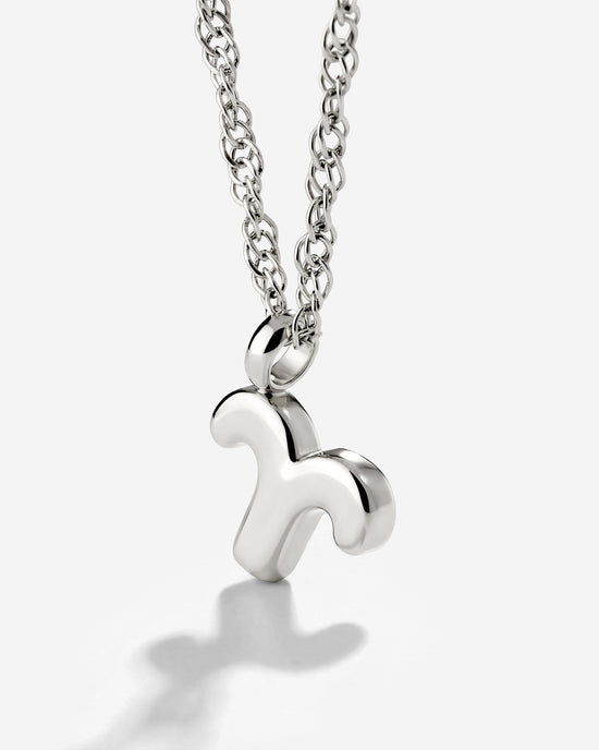 Aries Bubble Necklace Silver