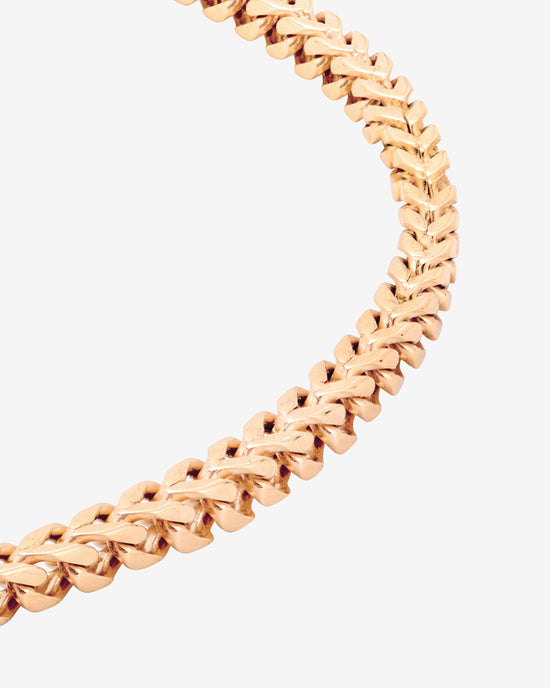 Spiga Chain Necklace Rose Gold