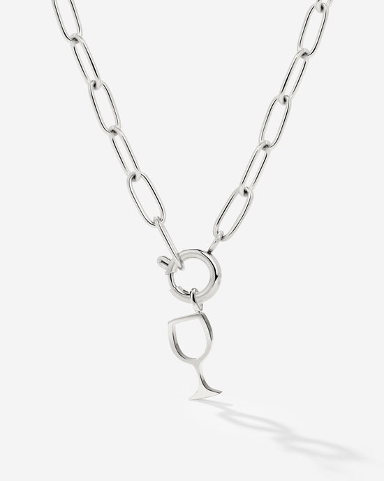 Vino Amore Oval Links Necklace Set