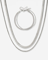Snake Chain Bundle Silver