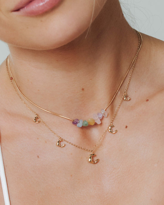 Radiant Romy Necklace Rose Gold