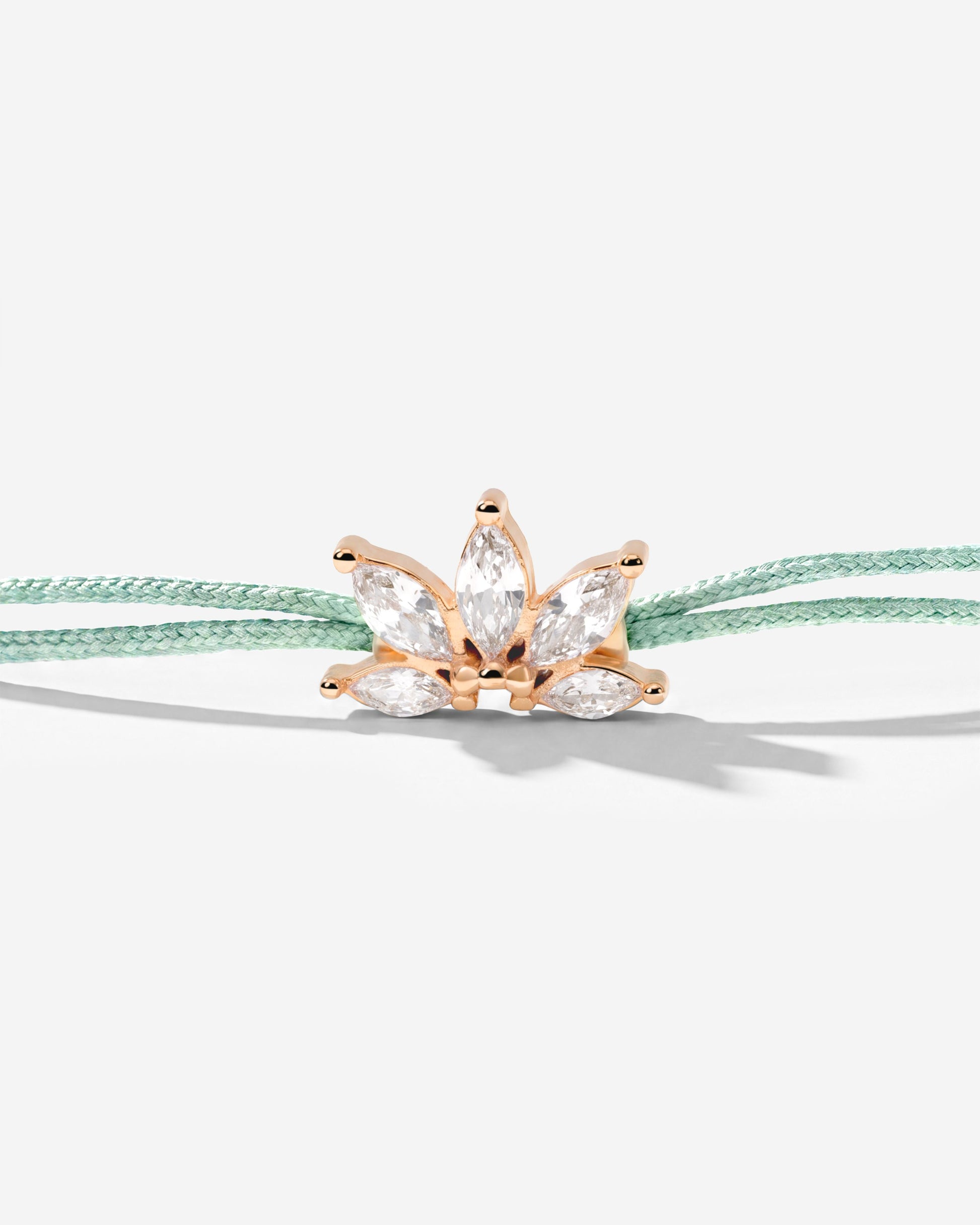 Satin Lotus Bracelet
