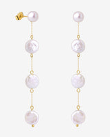 Pure Love Pearl Earrings Gold