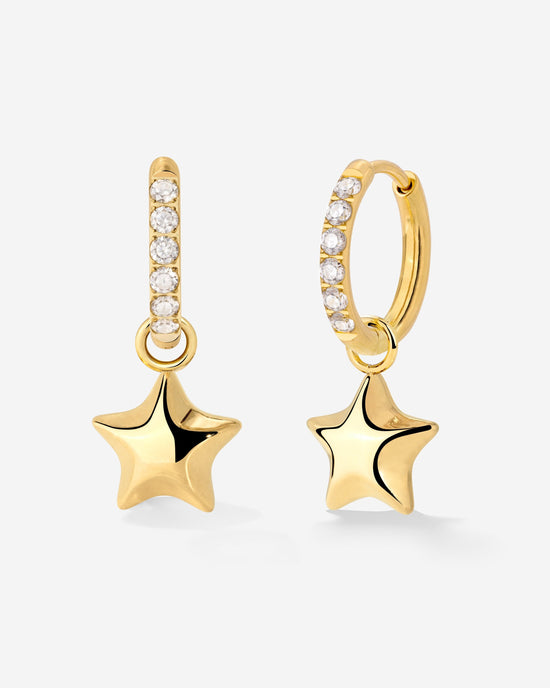 Nova Glimmer Hoop Set Small gold