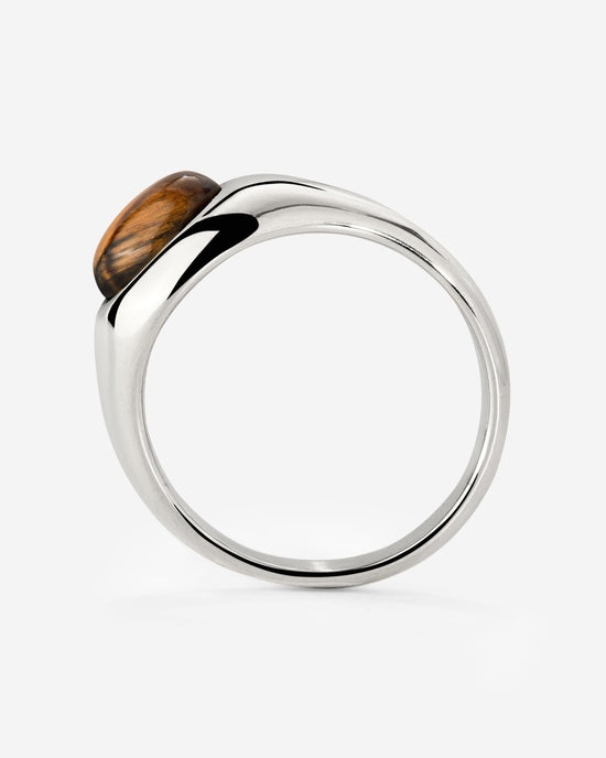 Tiger's Eye Ring Silver