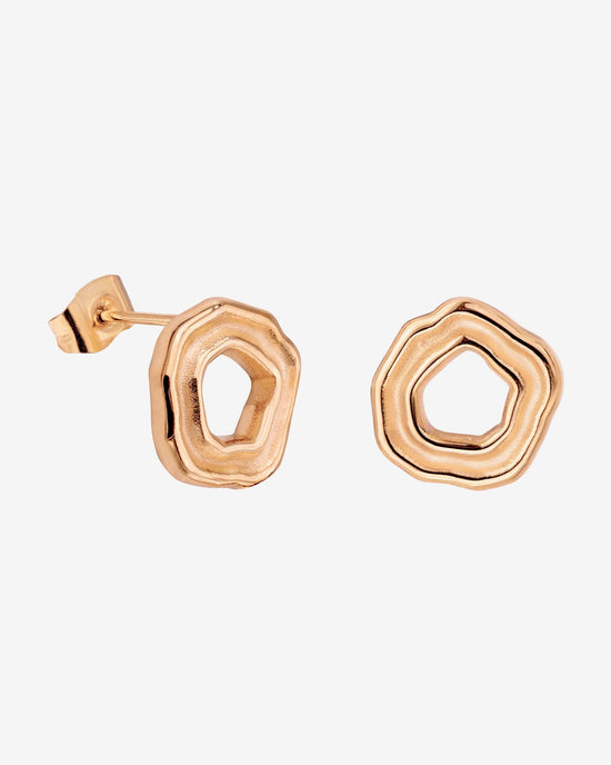 Coastal Charm Studs Rose Gold