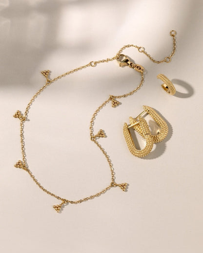 Tiny Beads Anklet gold