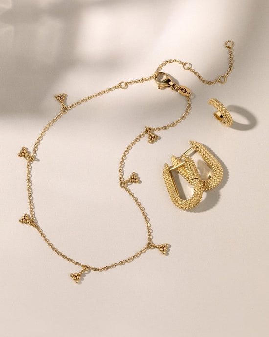 Tiny Beads Anklet gold
