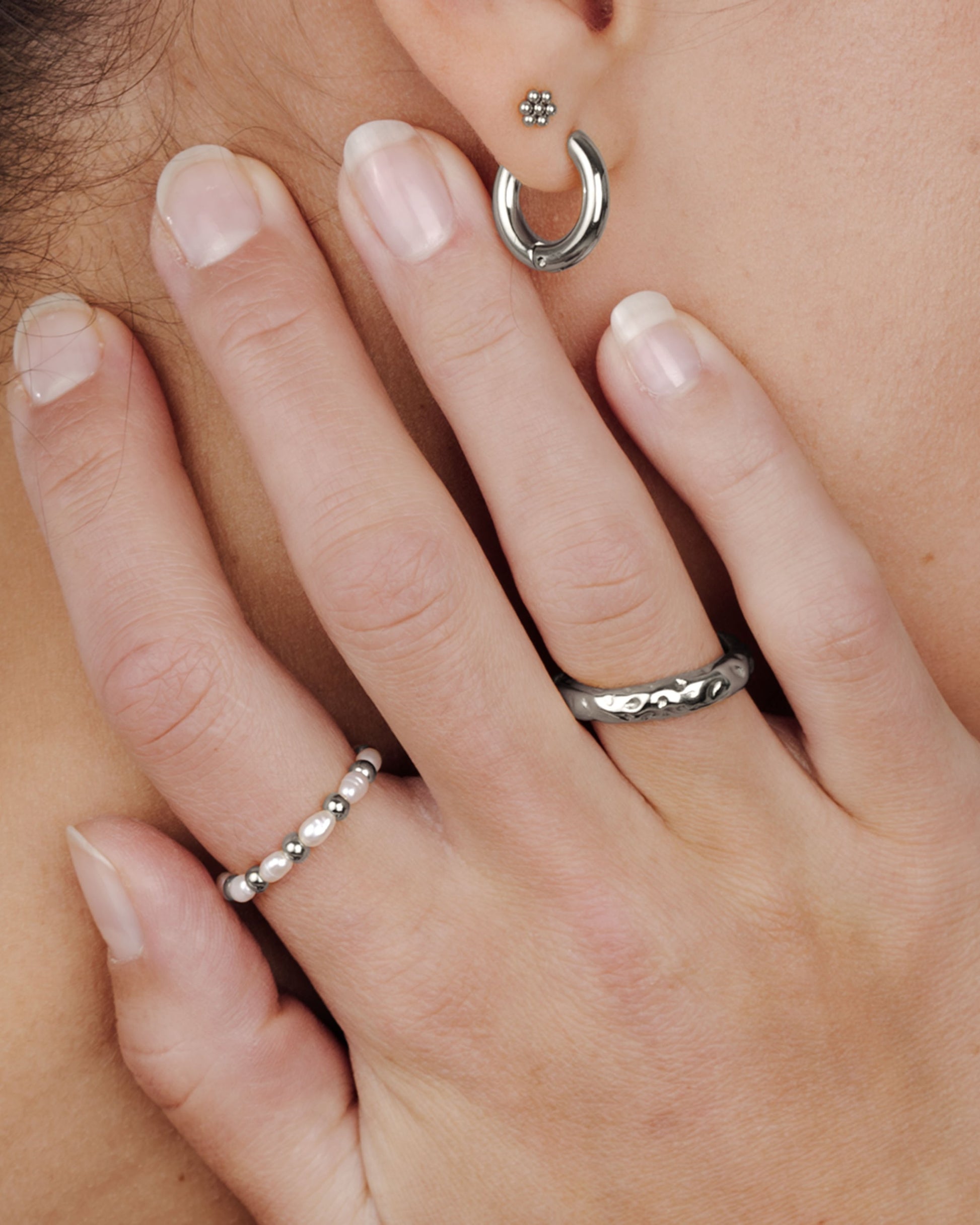 Blooming Studs Silver