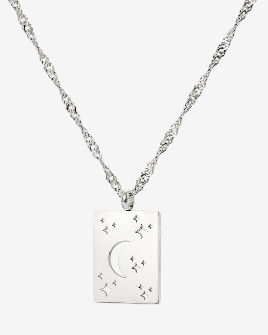 Midnight Lover Necklace Silver