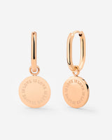 Love is Love Oval Hoop Set Baby Rose Gold