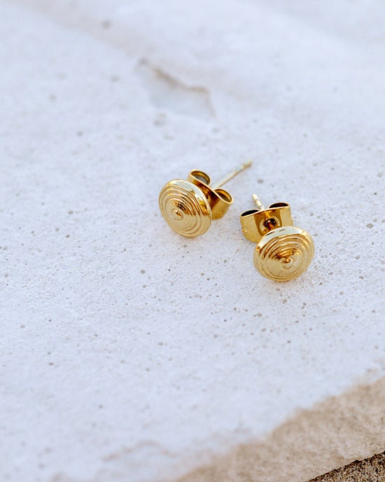Ocean's Echo Studs Silver