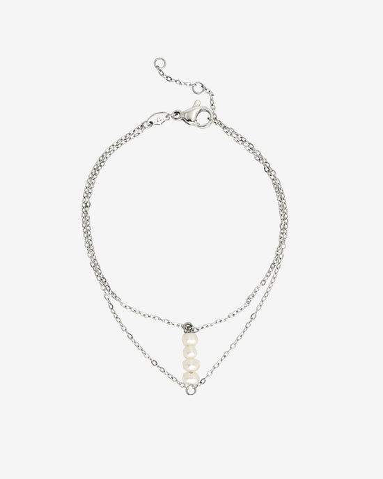 Lisys Pure Pearl Bracelet Silver