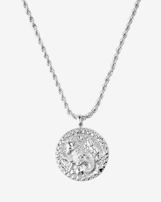 Zodiac Sign Necklace Silver