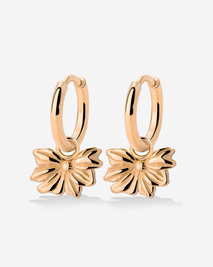 Eternal Bloom Hoop Set Small Rose Gold