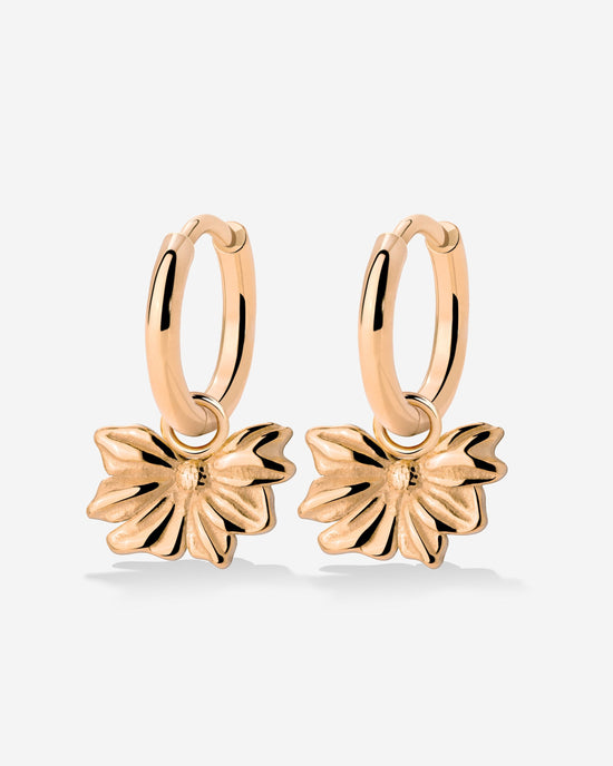 Eternal Bloom Hoop Set Small Rose Gold