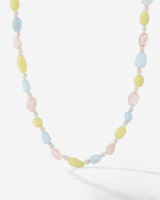 Cotton Candy Choker Silver
