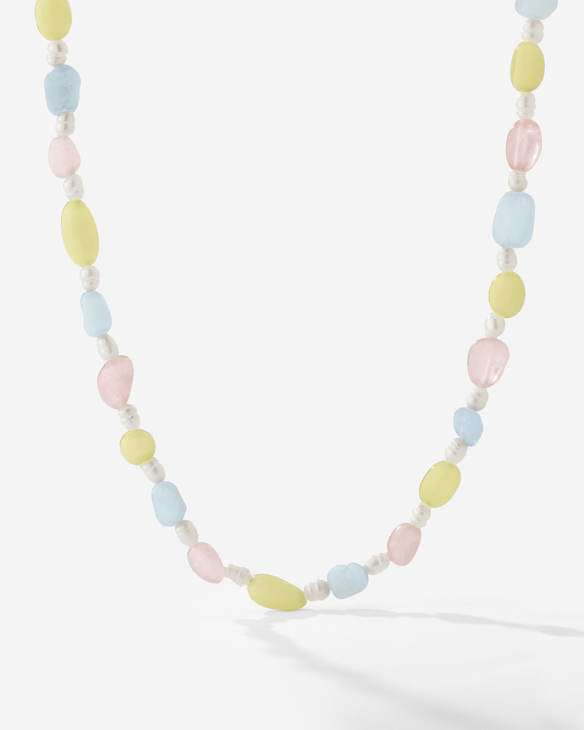Cotton Candy Choker Silver