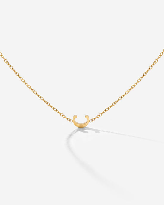 Tiny Letter Necklace