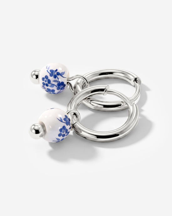 Painted Blue Hoop Set Small