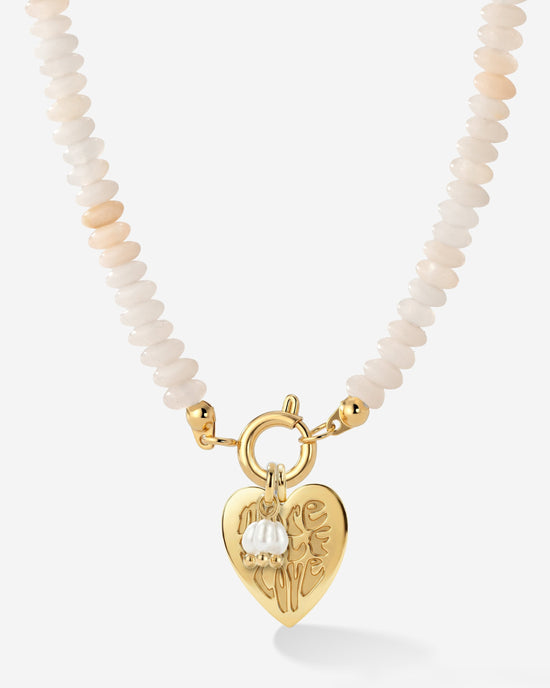 Blushstone Charm Necklace Set