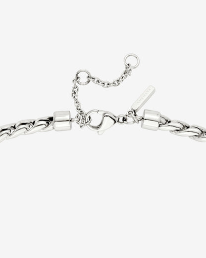 Spiral Links Necklace Silver