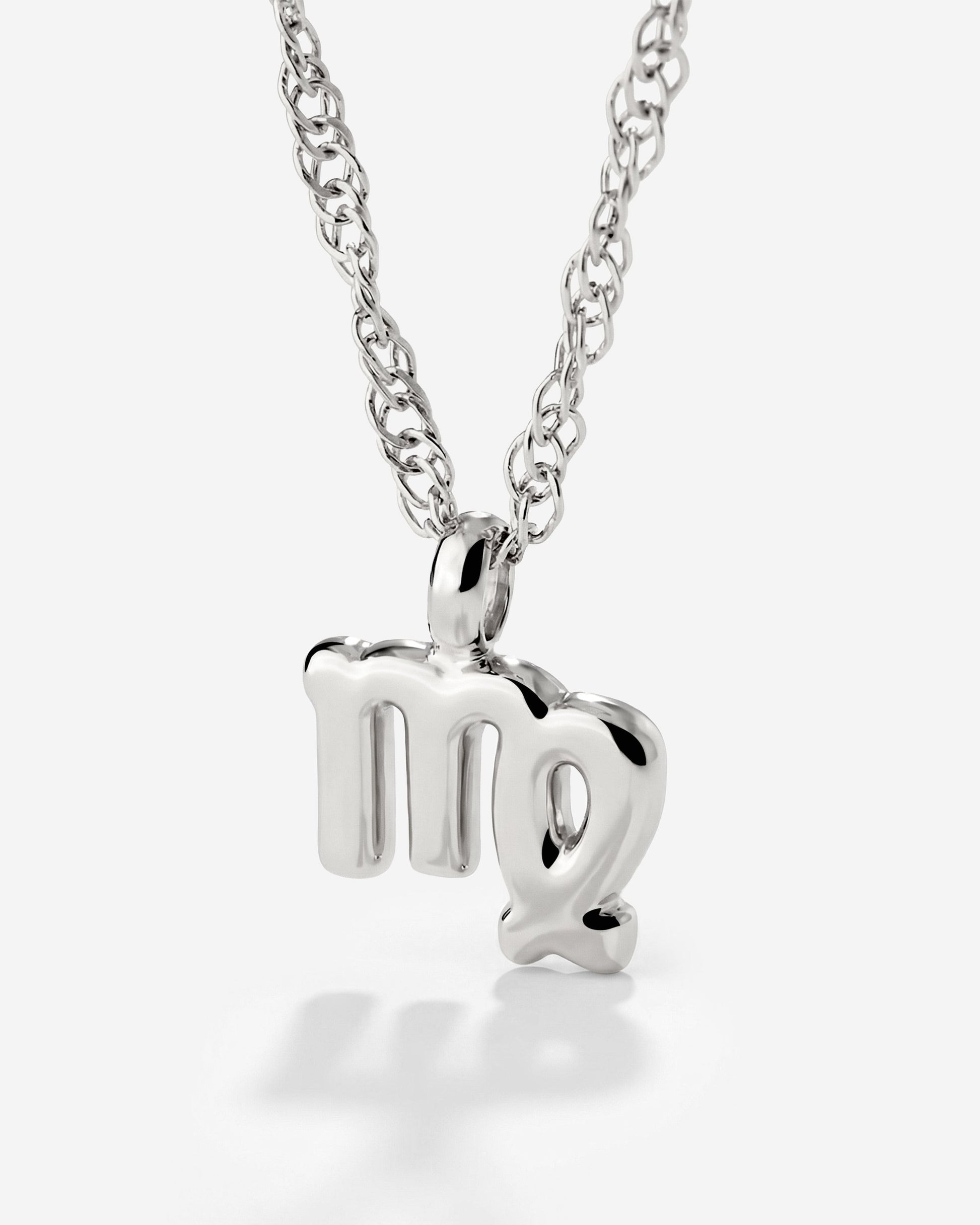 Virgo Bubble Necklace Silver