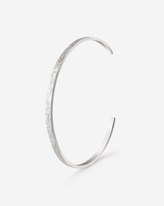 Desert Glow Bangle Silver