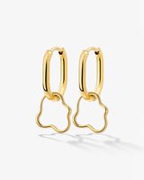 Forming Fluids Oval Hoop Set Baby Gold
