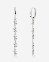 Serpent's Whisper Hoop Set Small Silver
