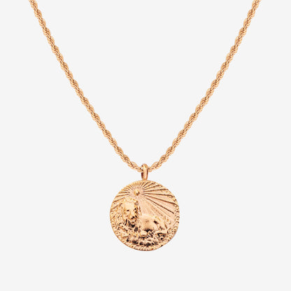 Zodiac Sign Necklace Rose Gold