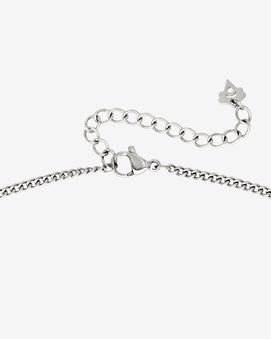 Tiny Beads Necklace Silver