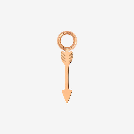 Cupid Arrow Hoopies Rose Gold