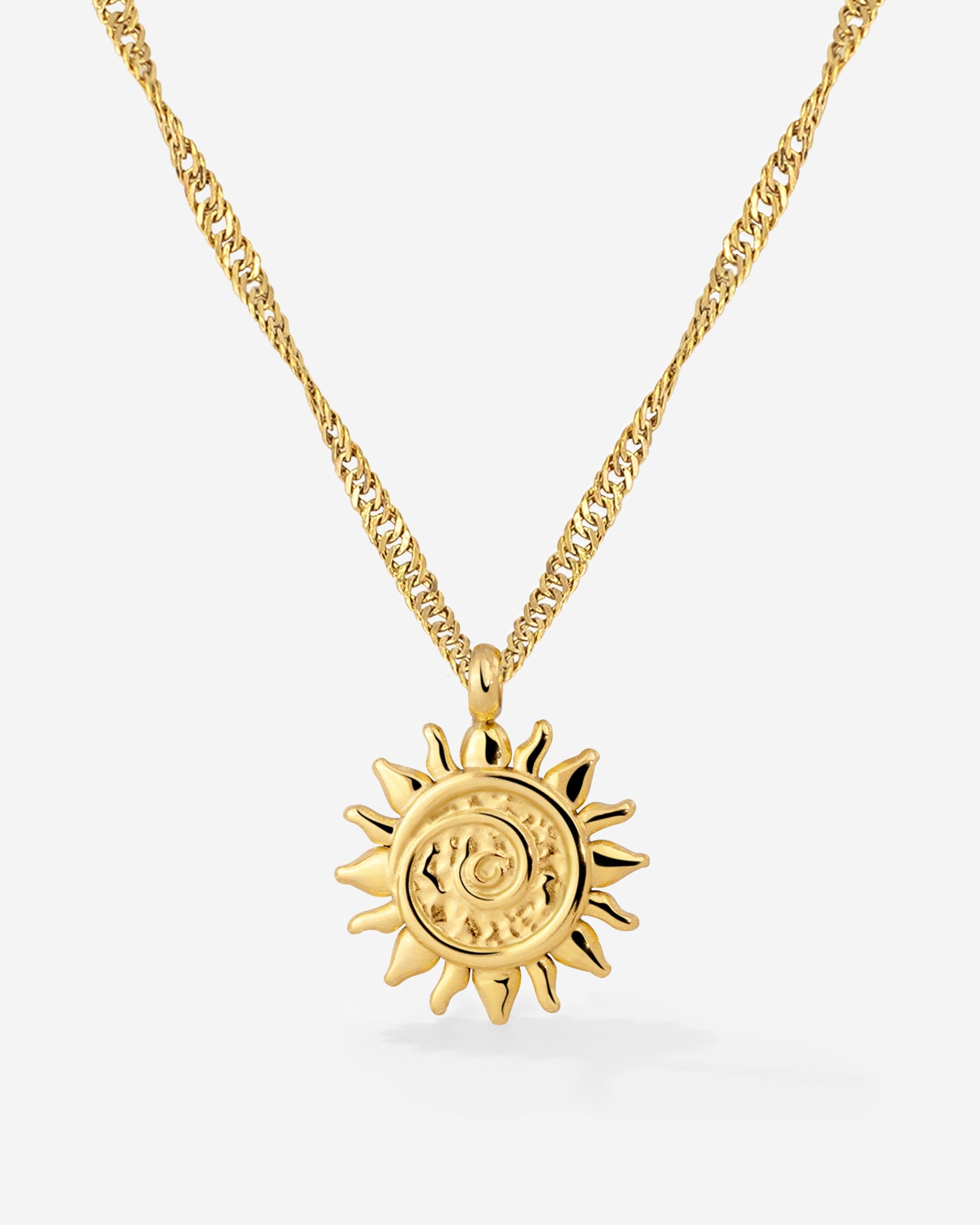 Sunny Swirl Necklace gold