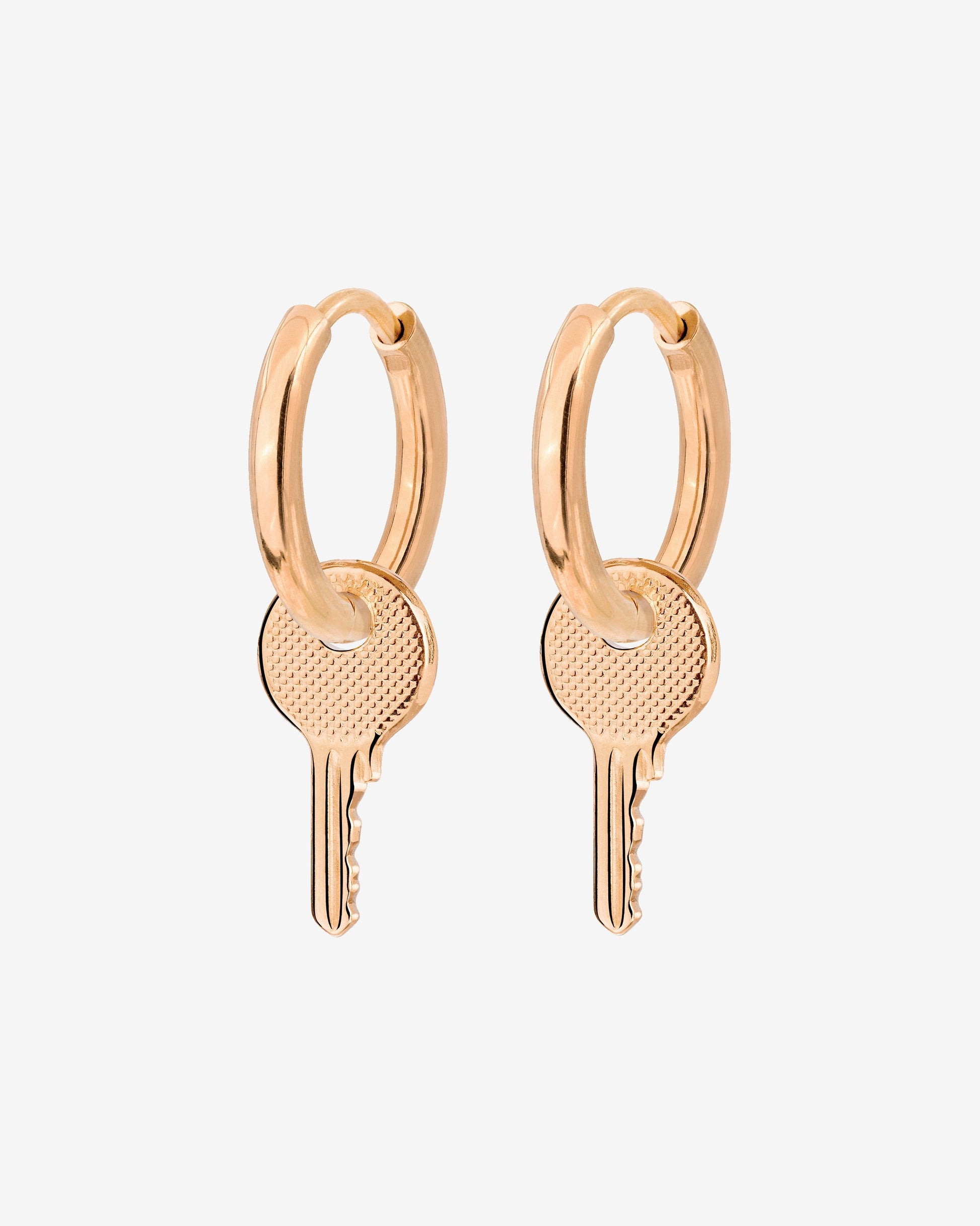 Low-key Hoop Set Small Rose Gold
