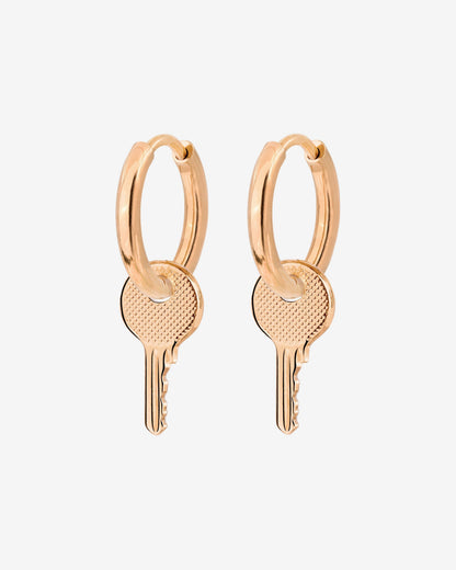 Low-key Hoop Set Small Rose Gold