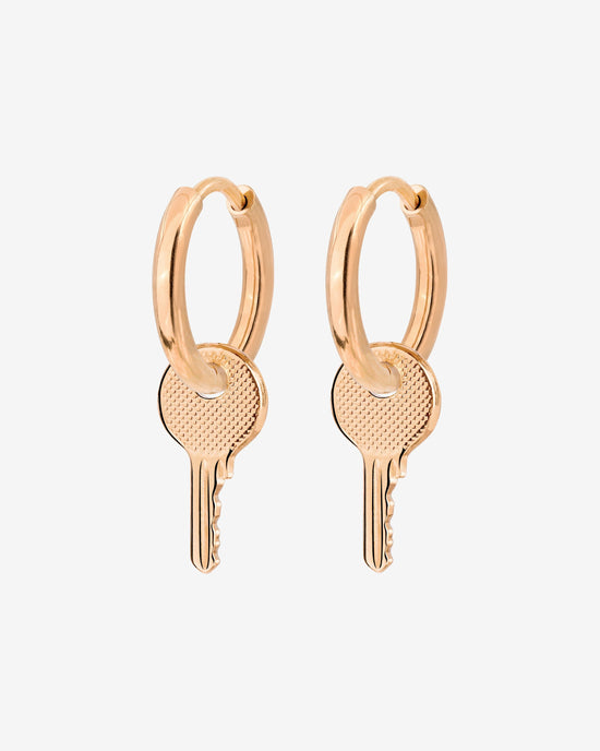 Low-key Hoop Set Small Rose Gold