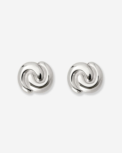 Tides of Time Studs Silver