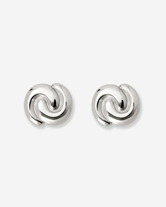 Tides of Time Studs Silver